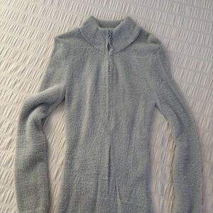Cozy Gray Women's Sweater Dress